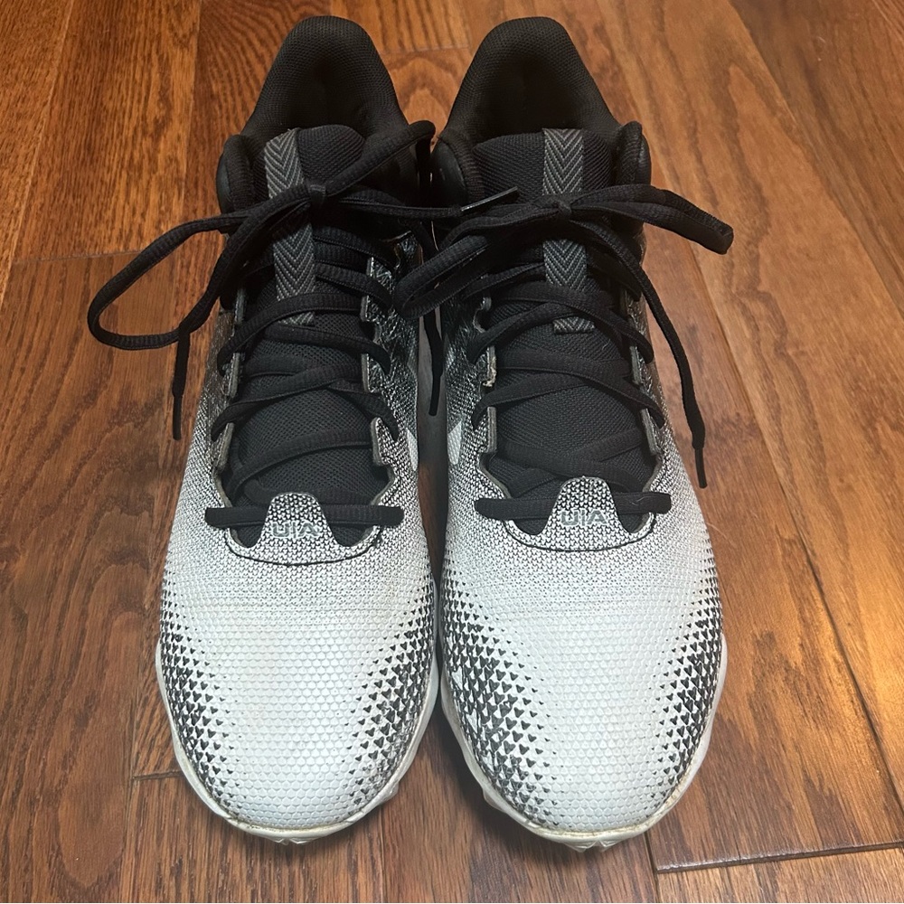 Under Armour Black and White Athletic Cleats